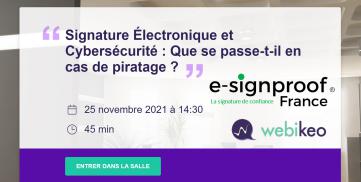 Signature électronique et cybersécurité